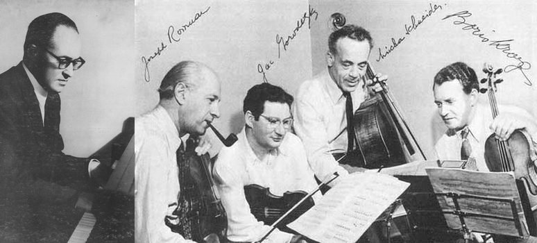 Artur BALSAM, Joseph ROISMAN, Jac GORODETZKY, Mischa SCHNEIDER, Boris KROYT