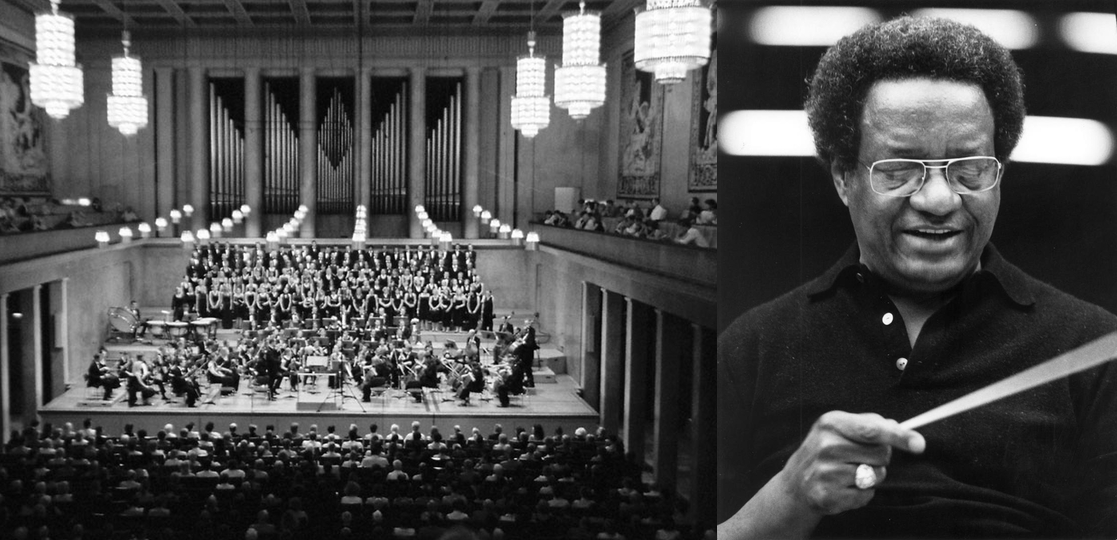 L'Orchestre symphonique de la Radio Bavaroise dans la Salle Hercules de la Résidence de Munich et Dean DIXON