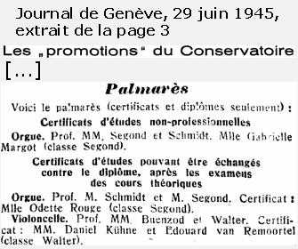 Journal de Genève, 29.06.1945, page 3, clicquer pour une vue agrandie