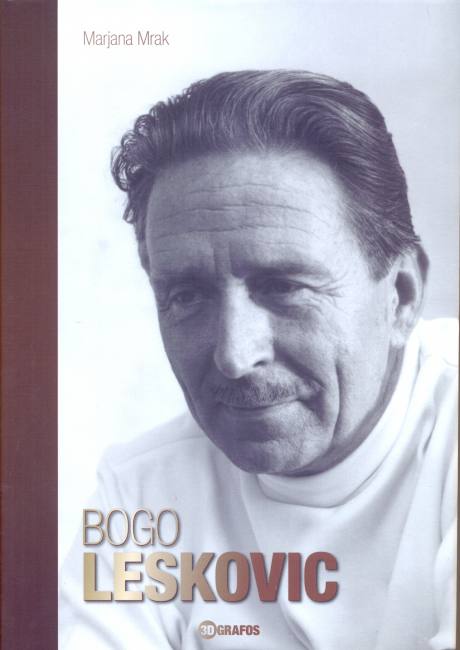 Bogo LESCOVIC, page de couverture de la biographie rédigée par Marjana Mrak, parue en 2013, cliquer pour une vue agrandie
