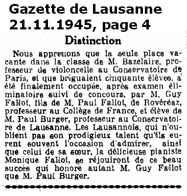 Fallot Guy Gazette de Lausanne 21 11 1945 Page 4