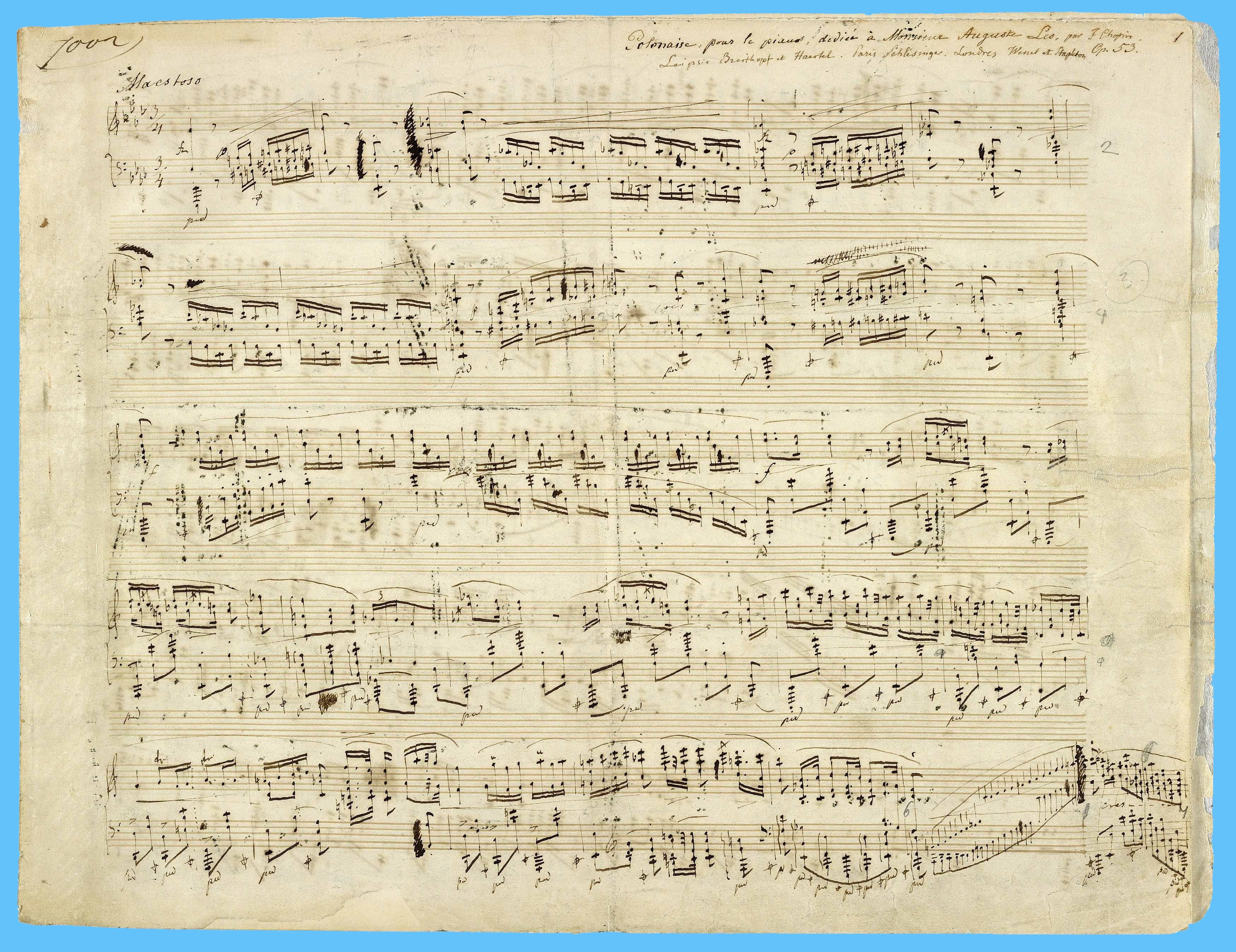 Chopin polonaise Op 53
